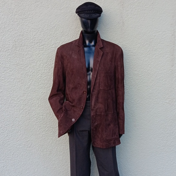 The Territory Ahead Men's Genuine Suede Leather Jacket/Coat